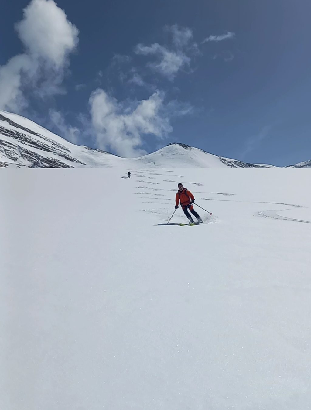 descente du Brunegghorn Haute route Avril 2026